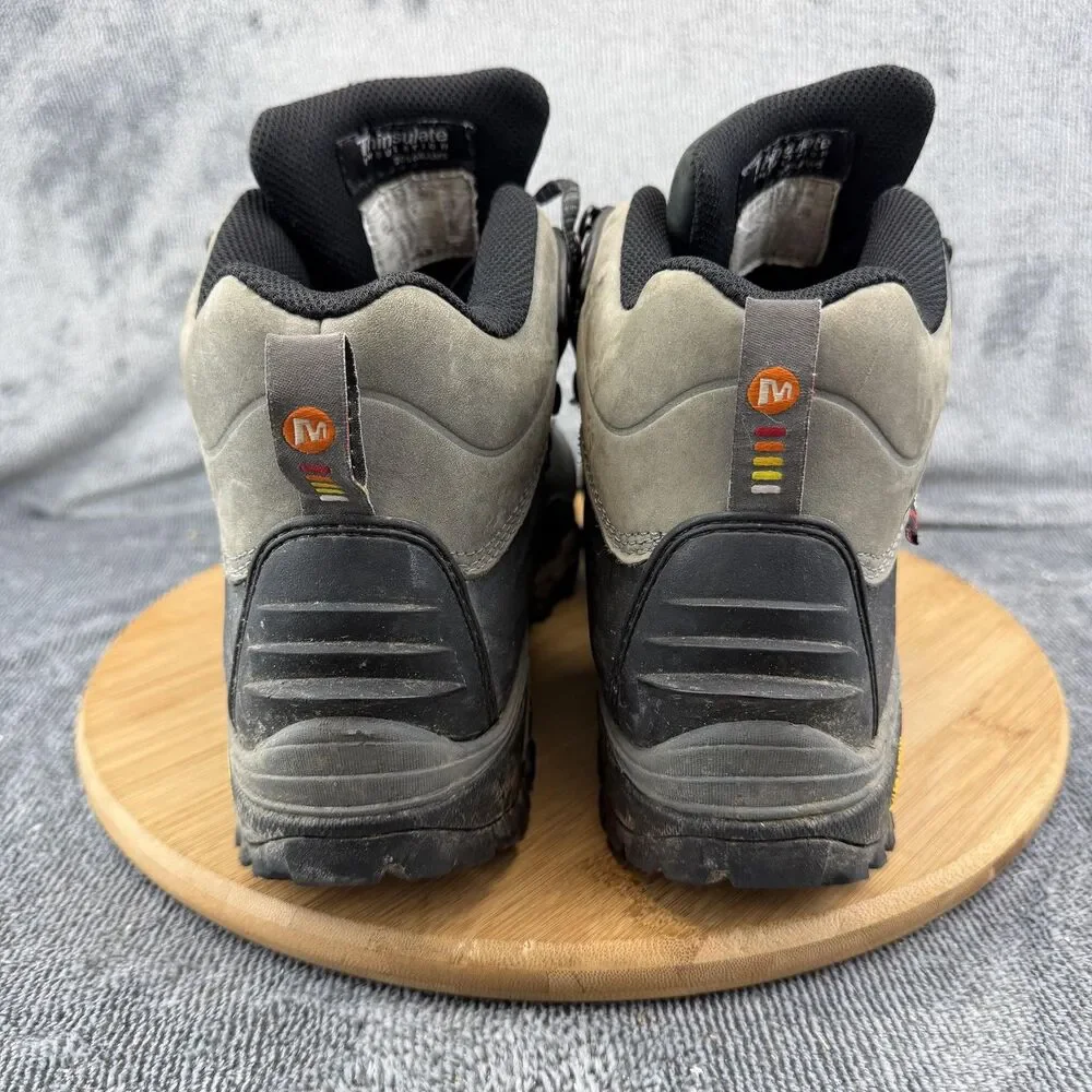 Merrell Boots Mens Size 9.5 Black Thermo 6 Insulated Vibram Snow